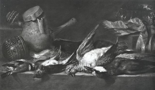 Anonimo — Francisco de Barrera - sec. XVII - Natura morta con selvaggina — insieme